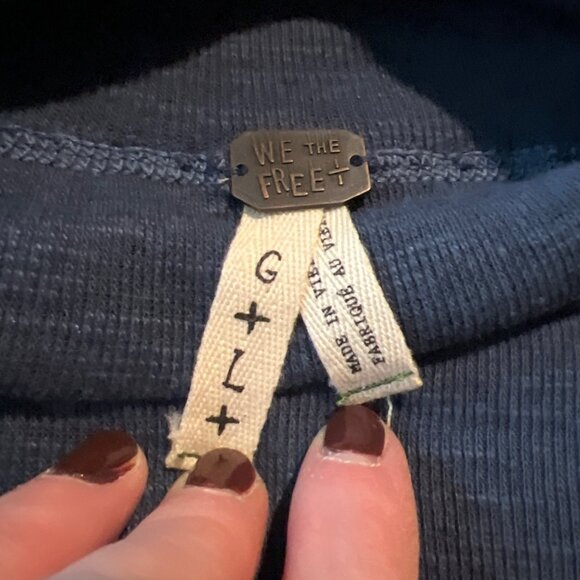 We The Free Soft Slouchy Oversized Dolman Raglan Sleeve Top Large - Picture 2 of 4